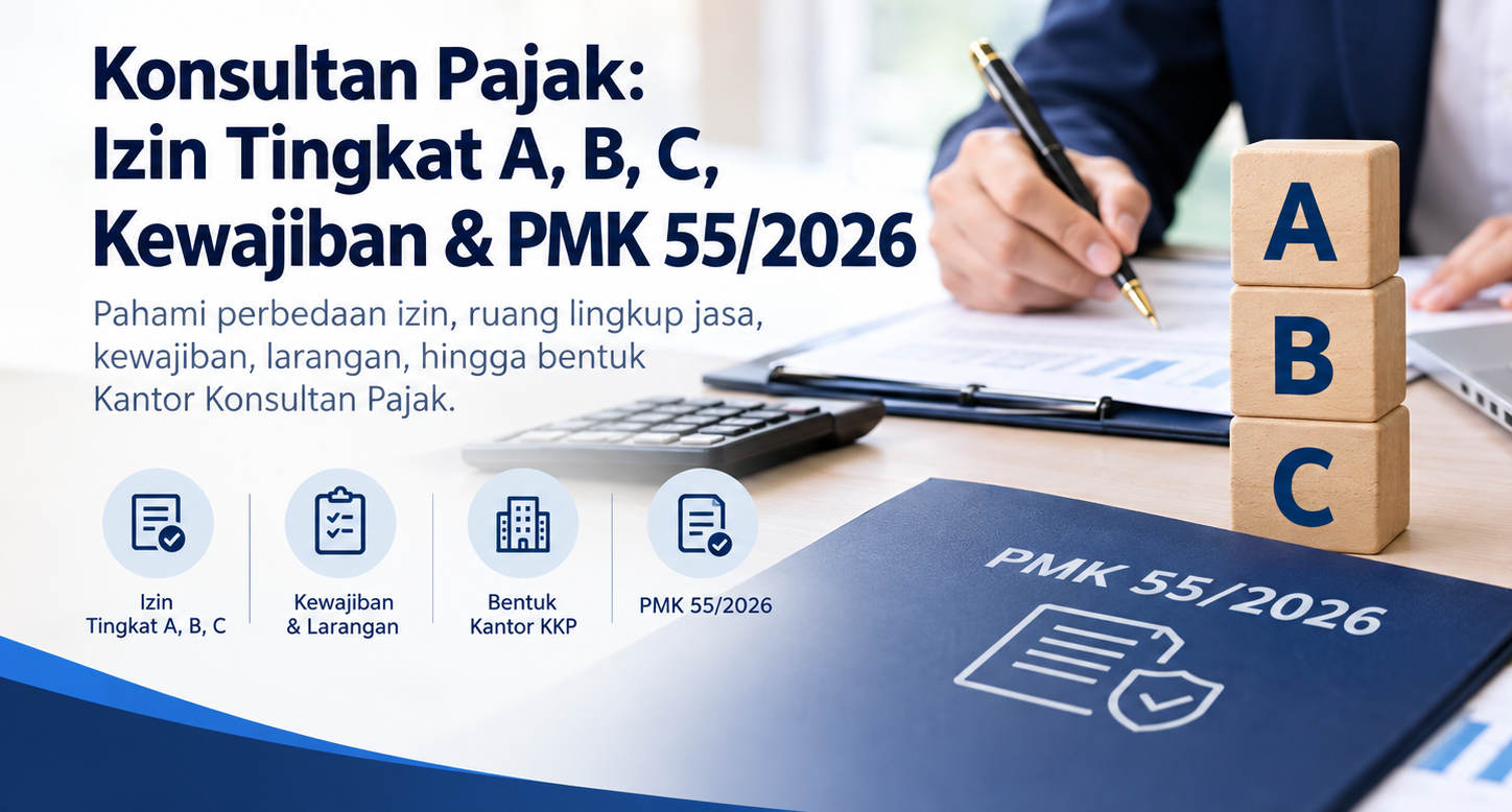 Konsultan Pajak Tahun 2026: Memahami Izin Tingkat A, B, C, Kewajiban, dan Bentuk Kantornya